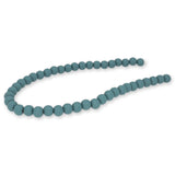 Farbige Holzperlen – ca. Ø 10 mm - Petrol - PerlineBeads SA