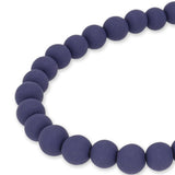 Farbige Holzperlen – ca. Ø 10 mm - Violett - PerlineBeads SA