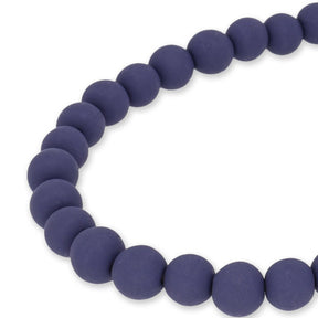 Farbige Holzperlen – ca. Ø 10 mm - Violett - PerlineBeads SA