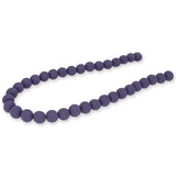 Farbige Holzperlen – ca. Ø 12 mm - Lavendel - PerlineBeads SA