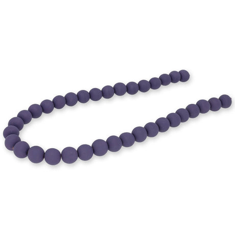 Farbige Holzperlen – ca. Ø 12 mm - Lavendel - PerlineBeads SA