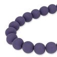 Farbige Holzperlen – ca. Ø 12 mm - Lavendel - PerlineBeads SA