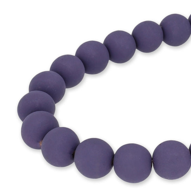 Farbige Holzperlen – ca. Ø 12 mm - Lavendel - PerlineBeads SA