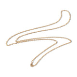 Fertige Halskette 45 cm – Edelstahl – Farbe Gold - PerlineBeads SA