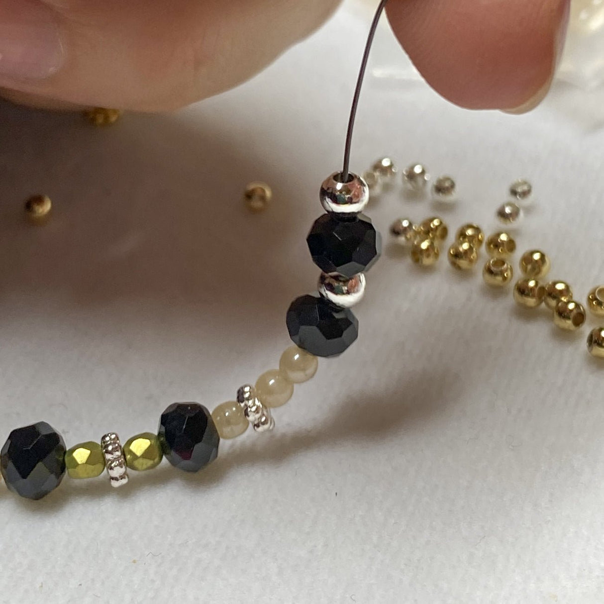 Fire polished 3 mm Glasperlen - Saturated Metallic Meadowlark - PerlineBeads