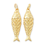 Fisch-Anhänger • Vergoldet • 25.5 x 7 mm - PerlineBeads SA