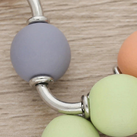 Gebogene Spacer Röhrchen – Silberfarben, 8mm (20 Stück) - PerlineBeads SA