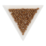 Glasperlen rund - 3 mm - Brown - PerlineBeads SA