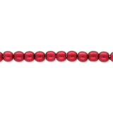 Glasperlen rund - 3 mm - Cranberry - PerlineBeads SA