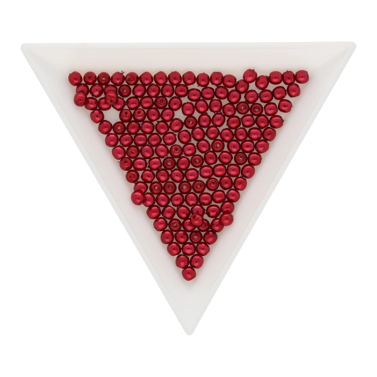 Glasperlen rund - 3 mm - Cranberry - PerlineBeads SA