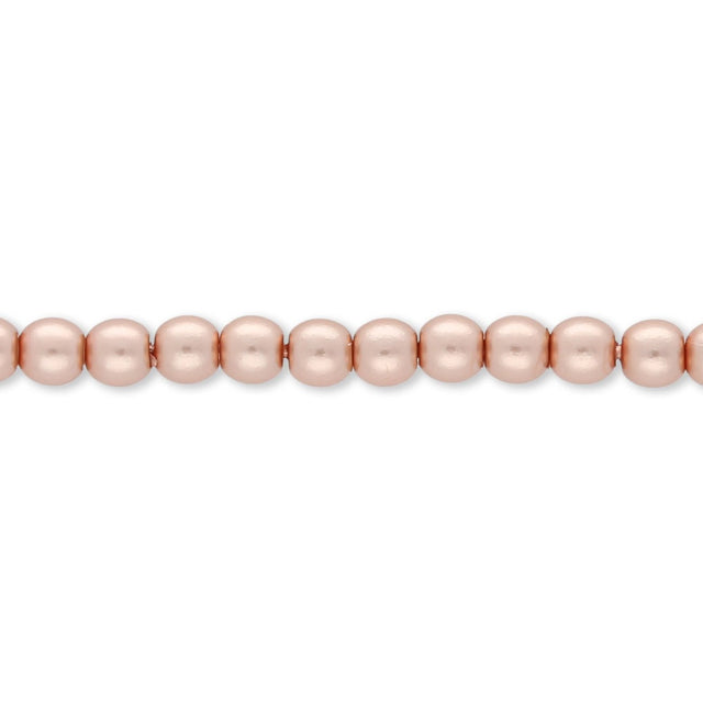 Glasperlen rund - 3 mm - Light Blush - PerlineBeads SA