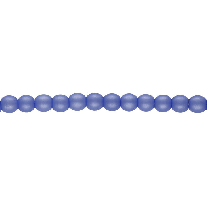 Glasperlen rund - 3 mm - Powdery Blue - PerlineBeads