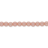 Glasperlen rund - 3 mm - Powdery Pastel Peach - PerlineBeads SA