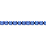 Glasperlen rund - 3 mm - Shiny Cobalt - PerlineBeads SA