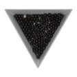 Glasperlen rund - 3 mm - Shiny Dark Grey - PerlineBeads SA