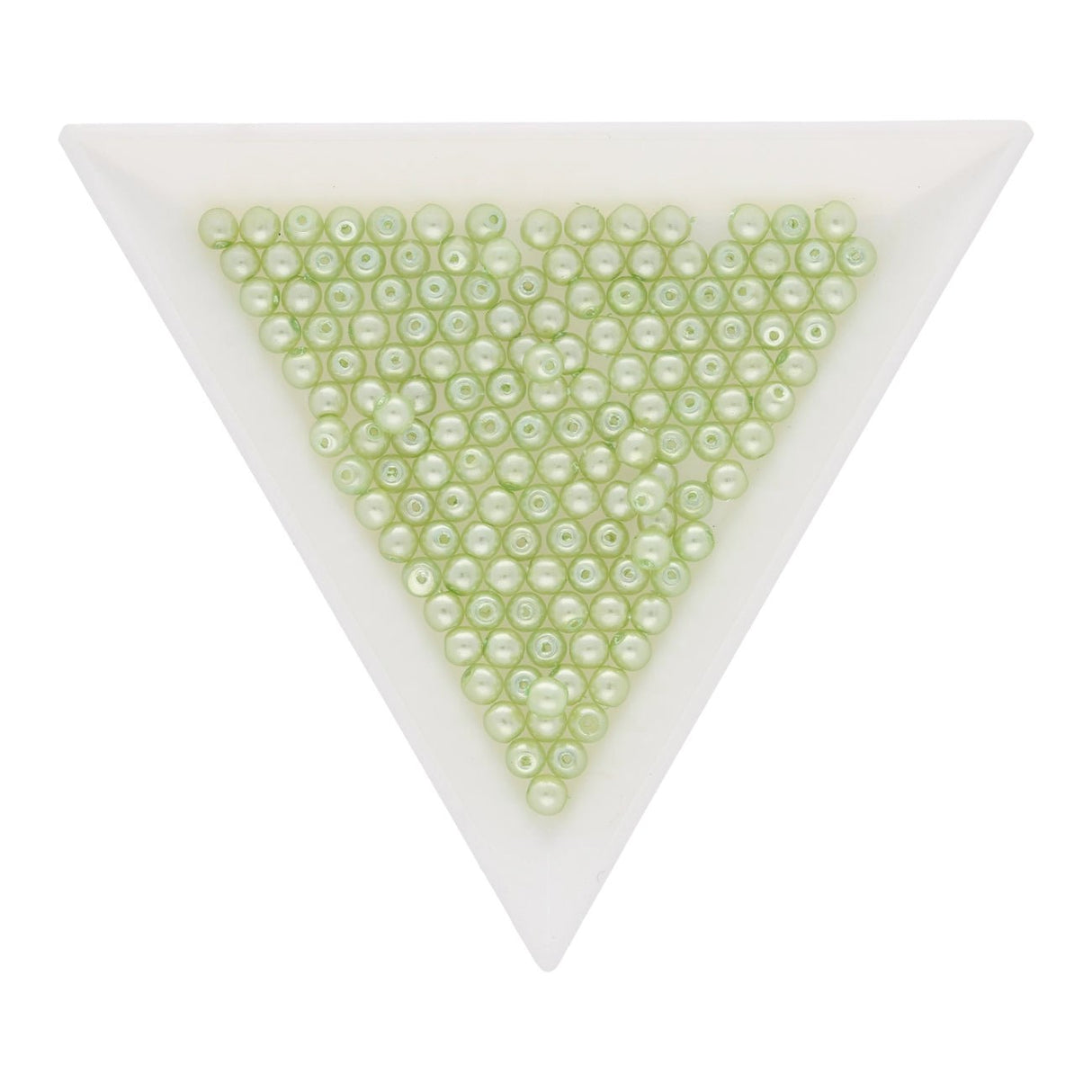 Glasperlen rund - 3 mm - Shiny Mint - PerlineBeads SA