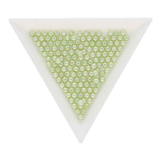 Glasperlen rund - 3 mm - Shiny Mint - PerlineBeads SA