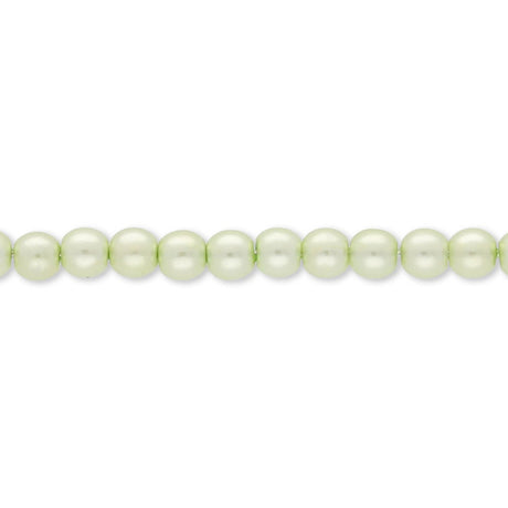 Glasperlen rund - 3 mm - Shiny Mint - PerlineBeads SA