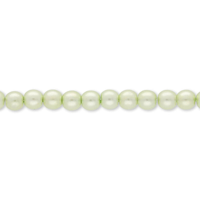 Glasperlen rund - 3 mm - Shiny Mint - PerlineBeads SA
