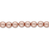 Glasperlen rund - 4 mm - Light Blush - PerlineBeads SA