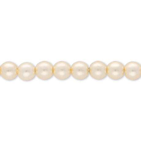 Glasperlen rund - 4 mm - Pearl Oyster - PerlineBeads SA