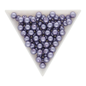 Glasperlen rund - 6 mm - Crocus Petal - PerlineBeads SA