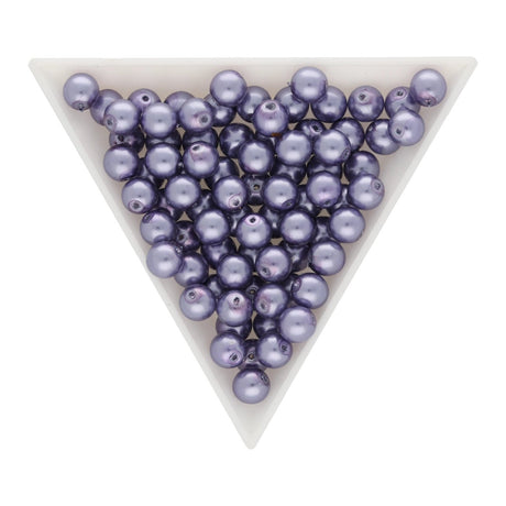 Glasperlen rund - 6 mm - Crocus Petal - PerlineBeads SA