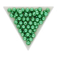 Glasperlen rund - 6 mm - Shiny Emerald Green - PerlineBeads SA
