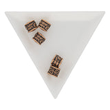 Grossloch Metallperle im tibetischen Stil - Kupfer - PerlineBeads SA