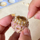 Holzhalter “JOHN” par Puca® - Doppelkegel - PerlineBeads SA