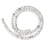 Howlith Perlen · rund · 4 mm - PerlineBeads SA