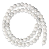 Howlith Perlen · rund · 6 mm - PerlineBeads SA