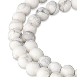 Howlith Perlen · rund · 6 mm - PerlineBeads SA