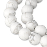 Howlith Perlen · rund · 8 mm - PerlineBeads SA