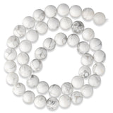 Howlith Perlen · rund · 8 mm - PerlineBeads SA
