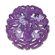 Jade - Anhänger · handgeschnitzt · Vase mit Wolkenornamenten · violett · 65 mm - PerlineBeads SA