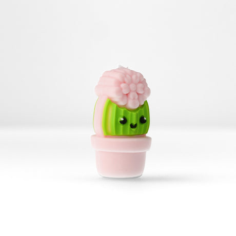 Kaktus Focal-Bead • 3D-Silikonperle im Blumentopf-Design - PerlineBeads SA