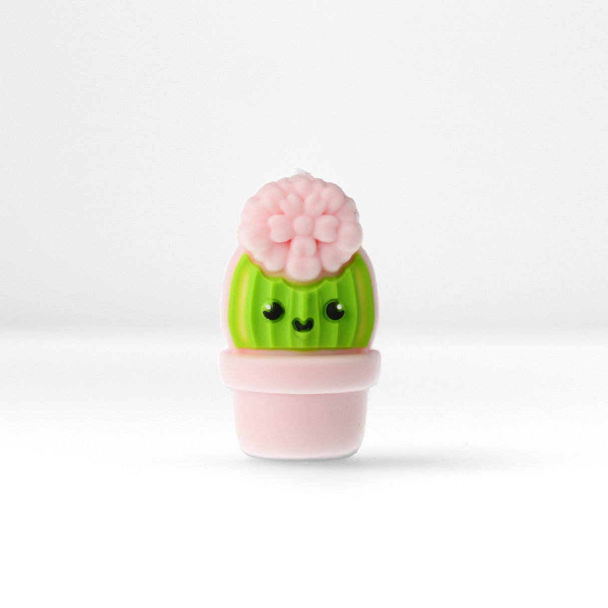 Kaktus Focal-Bead • 3D-Silikonperle im Blumentopf-Design - PerlineBeads SA