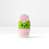 Kaktus Focal-Bead • 3D-Silikonperle im Blumentopf-Design - PerlineBeads SA