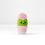 Kaktus Focal-Bead • 3D-Silikonperle im Blumentopf-Design - PerlineBeads SA