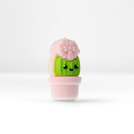 Kaktus Focal-Bead • 3D-Silikonperle im Blumentopf-Design - PerlineBeads SA