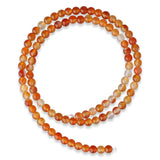 Karneol Perlen · rund · 4 mm - PerlineBeads SA
