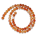 Karneol Perlen · rund · 6 mm - PerlineBeads SA