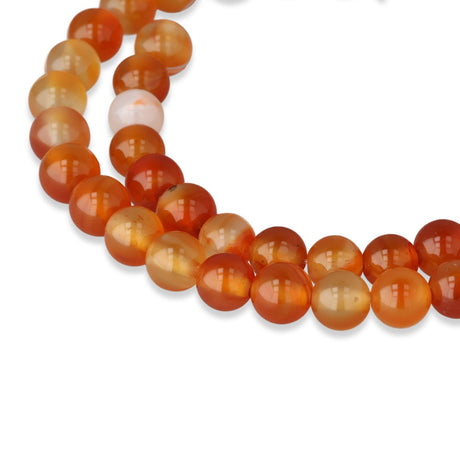 Karneol Perlen · rund · 6 mm - PerlineBeads SA