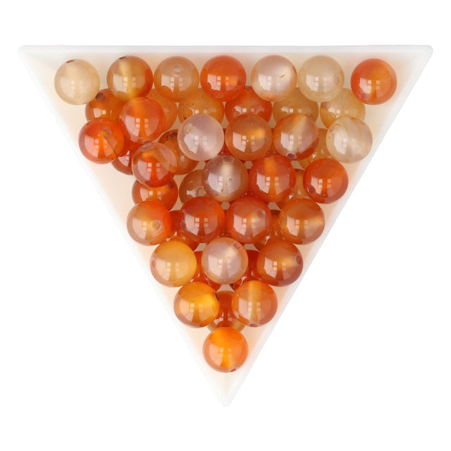 Karneol Perlen · rund · 8 mm - PerlineBeads SA