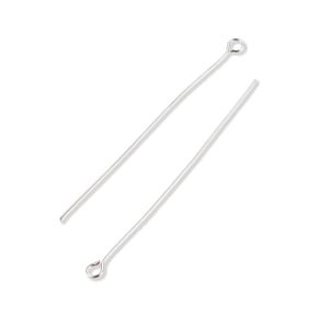 Kettelstift mit Öse 50 mm – Edelstahl - PerlineBeads SA