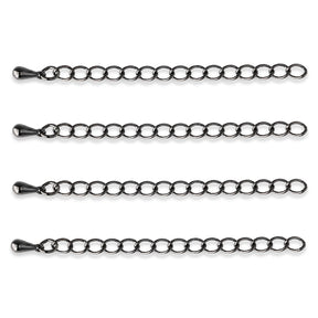 Kettenverlängerung 60 mm – Gunmetal - PerlineBeads SA