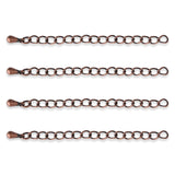 Kettenverlängerung 60 mm – Kupfer - PerlineBeads SA