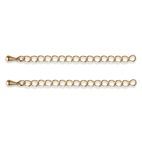 Kettenverlängerung 60 mm – Vergoldet - PerlineBeads SA