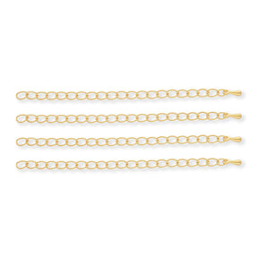Kettenverlängerung 76 mm – Vergoldet - PerlineBeads